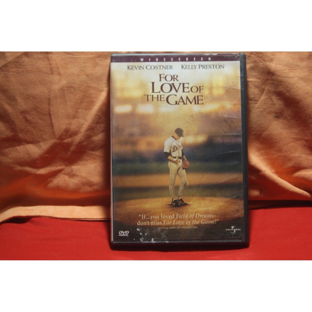 For Love of the Game (DVD, 2000, Widescreen) Kevin Costner Kelly Preston Rom/Com